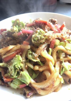 はるちゃんのよくばりソースで焼きうどん-レシピのメイン写真