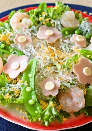 プチプチのお花畑サラダ-レシピのメイン写真