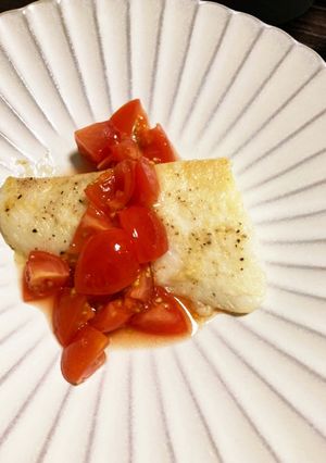 カレイ　白身魚のムニエル　トリュフ塩で-レシピのメイン写真