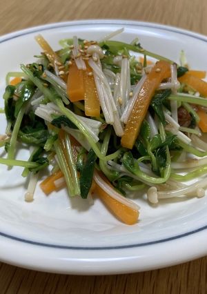 ごま油香る彩り野菜の和え物-レシピのメイン写真
