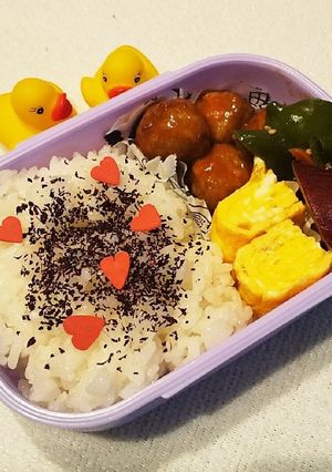 21/2/15 年中ミートボール弁当-レシピのメイン写真