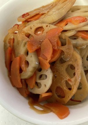 ホットクックでれんこんのきんぴら-レシピのメイン写真