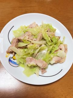 鶏肉とキャベツの胡麻ドレ炒め-レシピのメイン写真