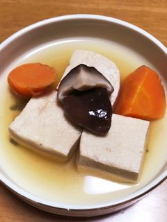 高野豆腐の煮物-レシピのメイン写真
