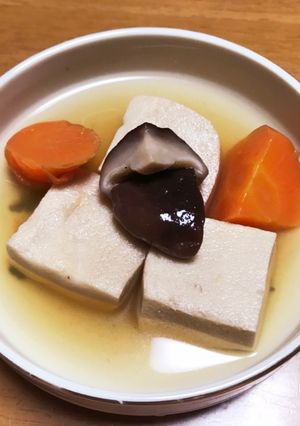 高野豆腐の煮物-レシピのメイン写真