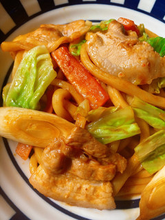 簡単!味噌焼きうどん☆回鍋肉の素で♪-レシピのメイン写真