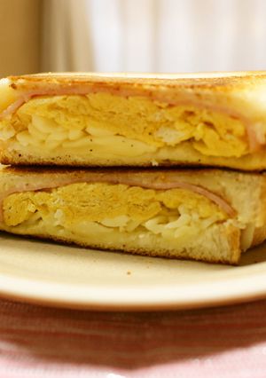フライパンでホットサンド★ハム卵チーズ-レシピのメイン写真
