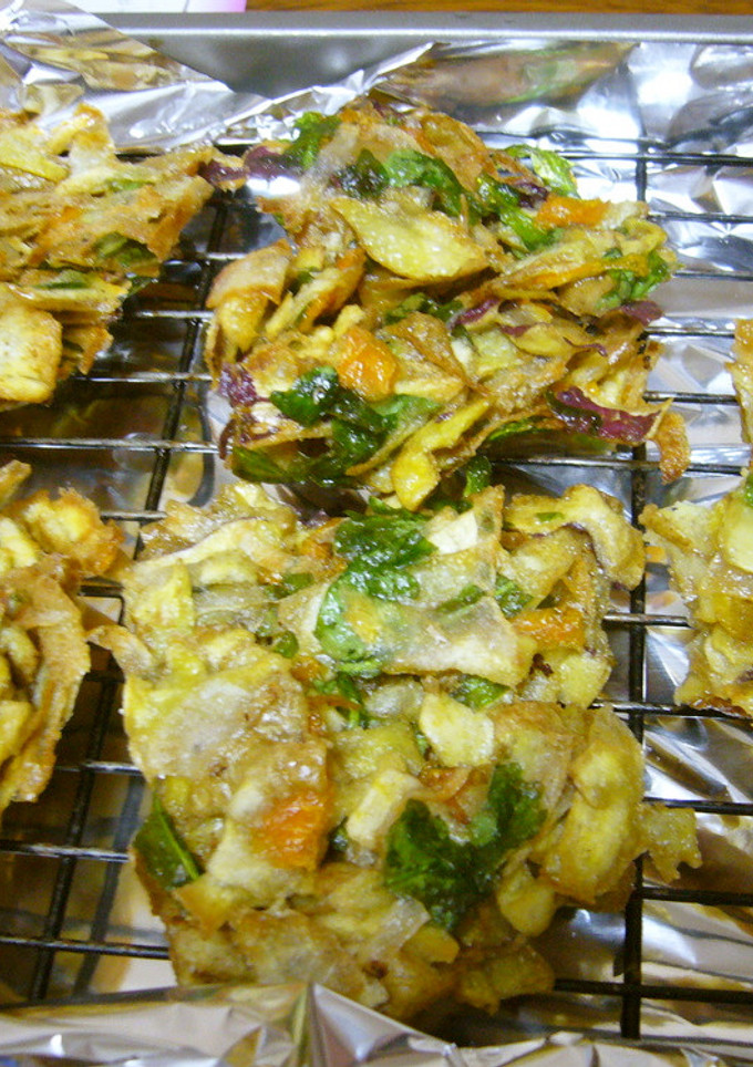 ★野菜の皮の簡単サクサクかき揚げ★-レシピのメイン写真