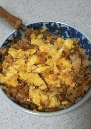 ミートソースで☆洋風そぼろご飯！-レシピのメイン写真