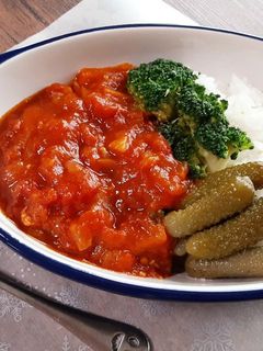 ハヤシライスをよりヘルシーに♪-レシピのメイン写真