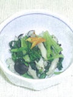 泉州きくなとしめじのお浸し-レシピのメイン写真