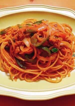 残りのハンバーグソースdeパスタ-レシピのメイン写真
