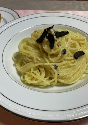 トリュフのクリームパスタ-レシピのメイン写真