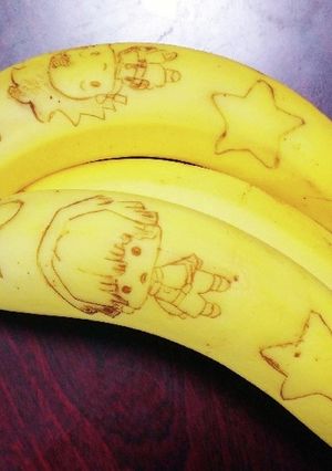 クッキー型で簡単☆お絵かきバナナ☆-レシピのメイン写真