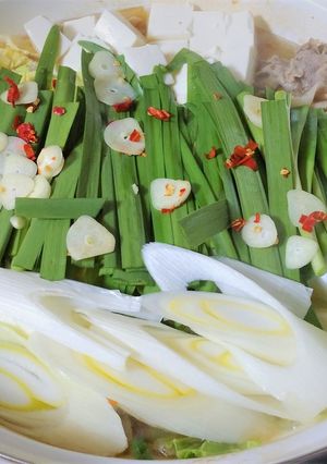 もつ鍋風の豚肉鍋-レシピのメイン写真