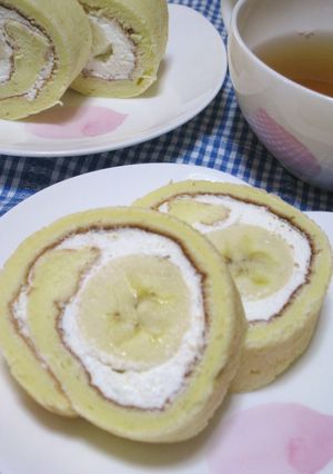 オーブン不要noふわふわロールケーキ-レシピのメイン写真