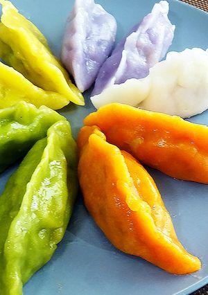 【もちもち食感】野菜パウダーの米粉水餃子-レシピのメイン写真