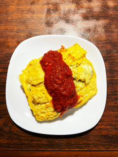 お一人様な即席オムライス風ご飯-レシピのメイン写真