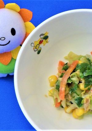 プチヴェールのサラダ★尾張旭市学校給食-レシピのメイン写真