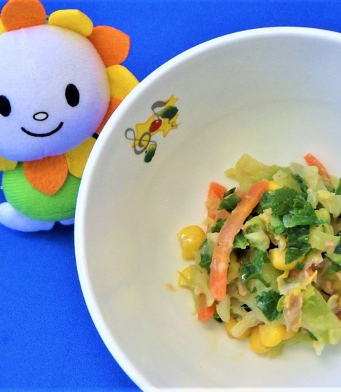 プチヴェールのサラダ★尾張旭市学校給食-レシピのメイン写真