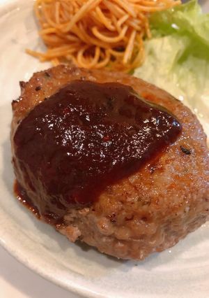 肉汁じゅわっ！ジューシーハンバーグ-レシピのメイン写真