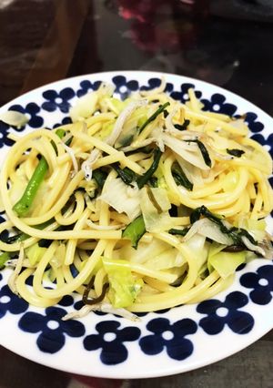 野菜たっぷりしらすパスタ-レシピのメイン写真