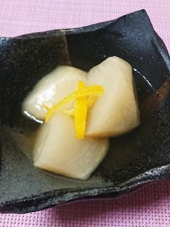 簡単!美味しい!ゆず風味の蕪の煮物-レシピのメイン写真