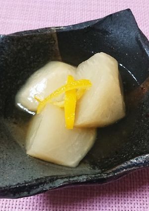 簡単！美味しい！ゆず風味の蕪の煮物-レシピのメイン写真