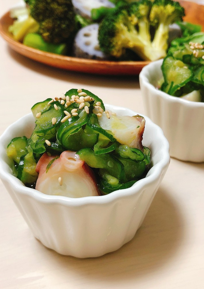 たこときゅうりの酢の物-レシピのメイン写真