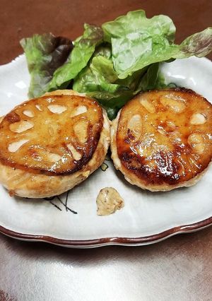 れんこんのおからつくねバーグ-レシピのメイン写真