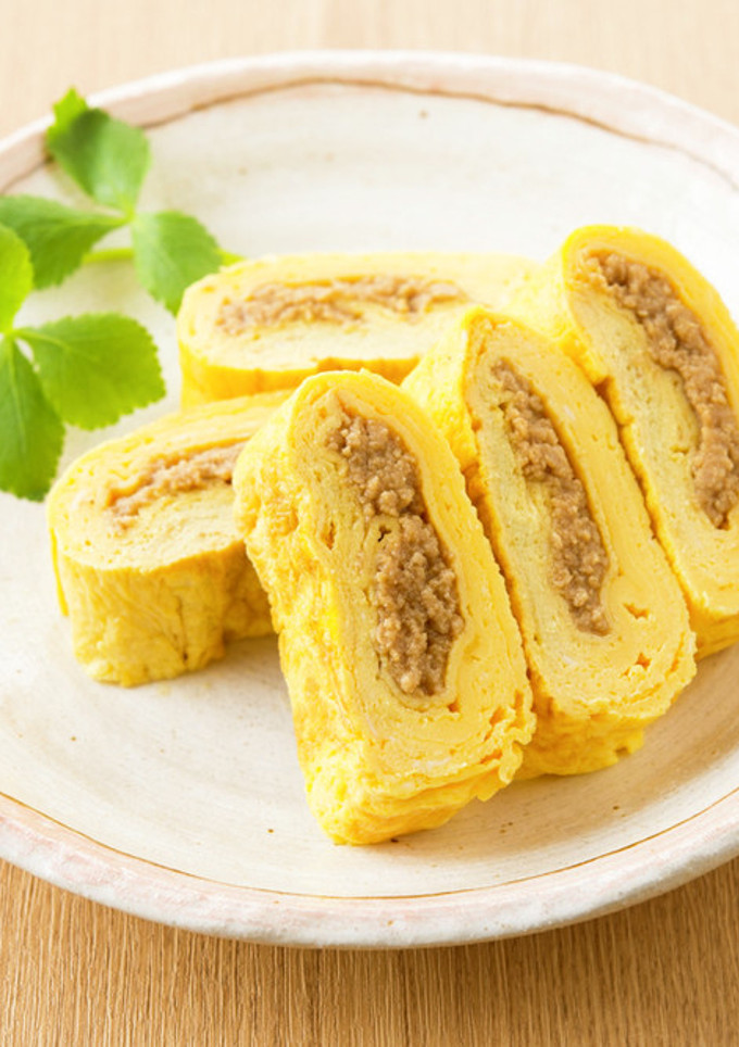 イシイのとりそぼろの卵焼き-レシピのメイン写真