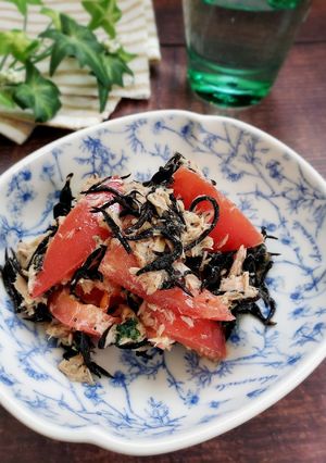 5分で♪トマトとひじきのイタリアンサラダ-レシピのメイン写真