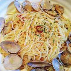 รูปของ ボンゴレビアンコ　あさり　パスタ