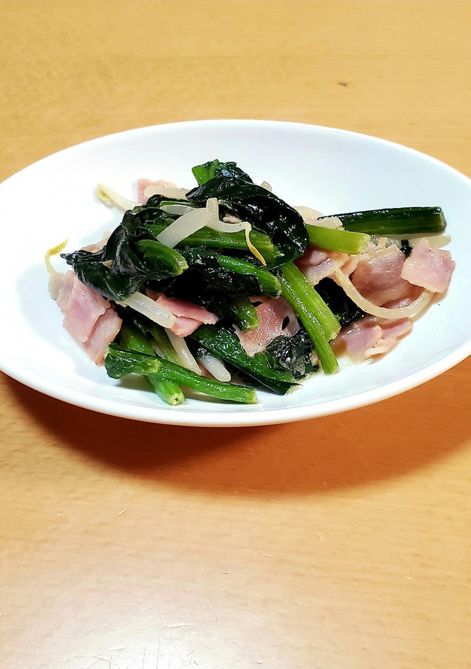 ほうれん草のマヨネーズ炒め-レシピのメイン写真