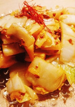 15分で夕食★少量ひき肉と白菜炒め★時短-レシピのメイン写真
