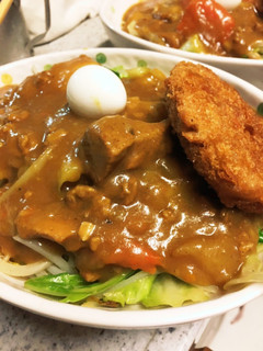 キャベツたっぷりカレー焼きそば-レシピのメイン写真