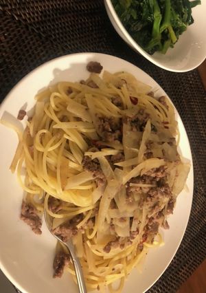簡単!細切りポテトのパスタ-レシピのメイン写真