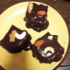 ナッツチョコケーキ 【砂糖チョコ不使用】-レシピのメイン写真