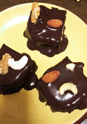 ナッツチョコケーキ 【砂糖チョコ不使用】-レシピのメイン写真