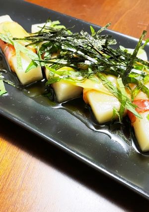 甘辛 もっちーずベーコン 大葉もね-レシピのメイン写真
