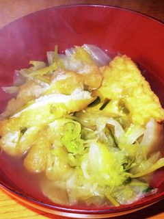 白菜と油揚げ☆簡単☆白だし煮-レシピのメイン写真