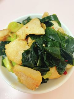 ムネ肉とわかめと長ネギの旨辛炒め-レシピのメイン写真