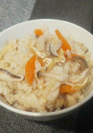 入れて炊くだけ♪きのこご飯-レシピのメイン写真