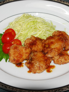 鶏むね肉の玉ねぎだれ唐揚げ♪-レシピのメイン写真