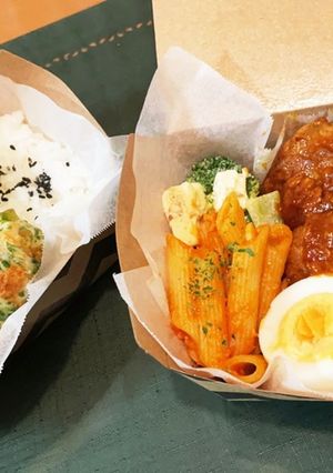 簡単で美味しいペンネ:ナポリタン-レシピのメイン写真