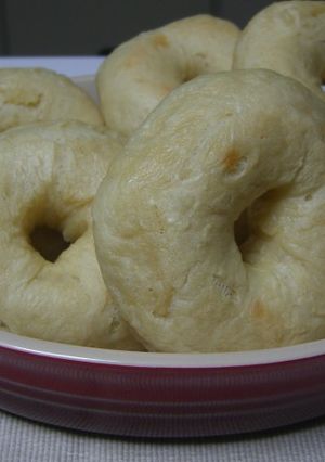お豆腐でもっちもち♪ベーグルパン-レシピのメイン写真