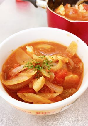✤鶏肉のトマトスープ✤-レシピのメイン写真