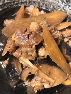 牛肉ごぼう椎茸しぐれ煮-レシピのメイン写真