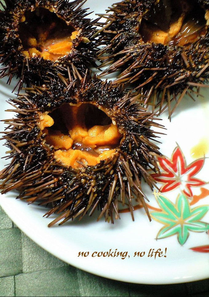 ほっくり！とろける！活ウニの丸焼き-レシピのメイン写真