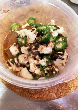 豆腐とオクラのネバネバサラダ-レシピのメイン写真